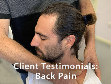 CLIENT TESTIMONIALS: Back Pain